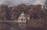 John Constable The Quarters behind Alresford Hall painting